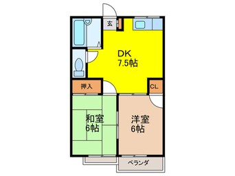 間取図 山崎ハイツ２