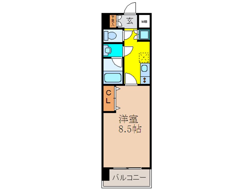 間取図 カルム千昇Ⅱ