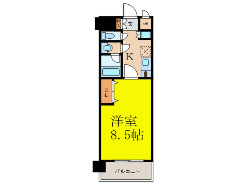 間取図 カルム千昇Ⅱ