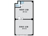 熊内７ビル 2Rの間取り