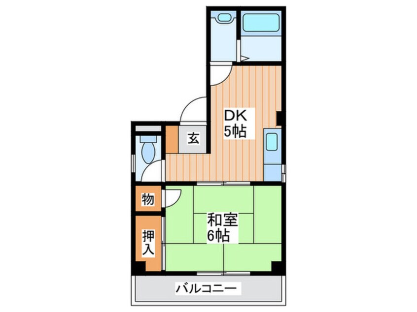 間取図 コーポ田中