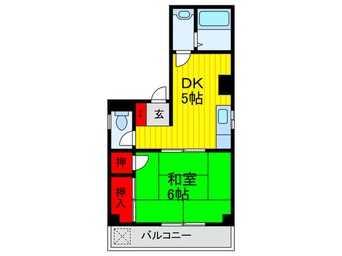 間取図 コーポ田中