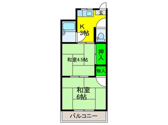 間取図 山口アパートB棟