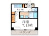 仮）REVE　de　京都北山 1Kの間取り