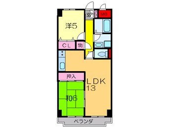 間取図 セピア辻井横小路