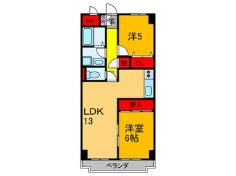 間取図 セピア辻井横小路