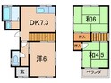 安倉南４丁目戸建の間取図