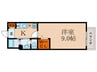 Resana山科 1Kの間取り