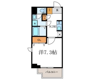 間取図 サムティ京都二条(203)