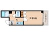 エリーフラッツ西京極 1Kの間取り