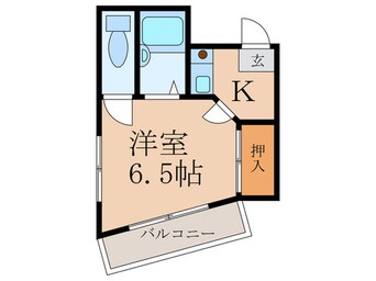 間取図 ﾊｲﾂﾊﾗﾔﾏ