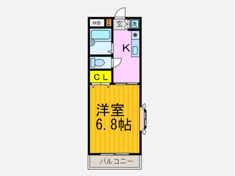 間取図 リバ－サイド西牧野