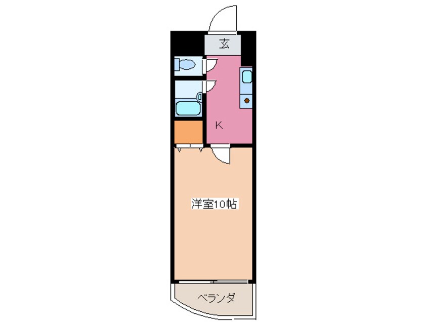 間取図 グランディ－ル清水谷