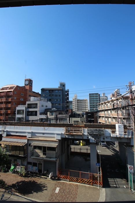 室内からの展望 サンハイツ東小橋
