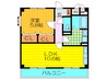 グラン・ソレイユ 1LDKの間取り