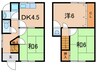 五色山戸建 3DKの間取り