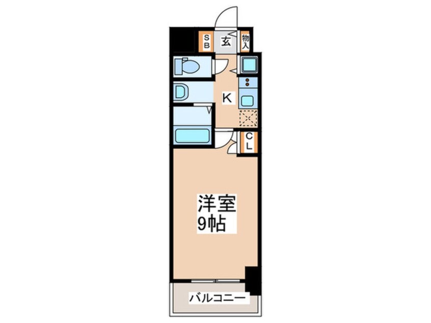 間取図 プロシード弁天町