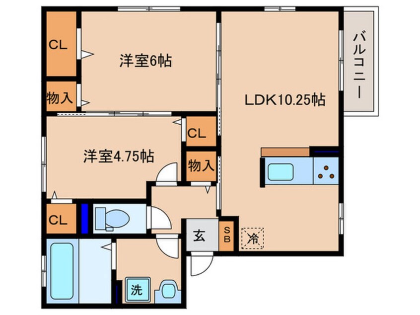 間取図 リバティ