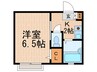 六甲エイト 1Kの間取り