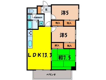 間取図 コモン山田イースト