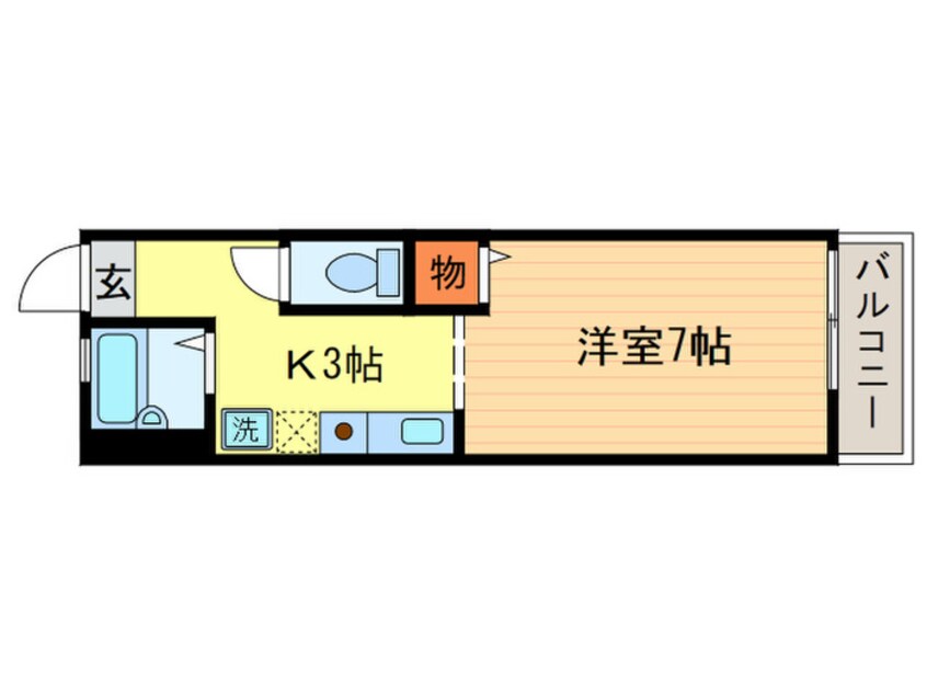 間取図 ウェストサイドコ－ト