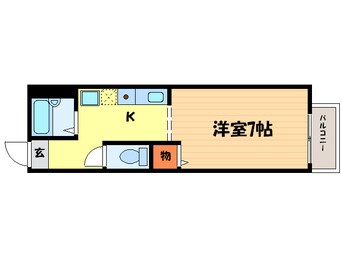 間取図 ウェストサイドコ－ト