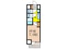 CASAREGULUS新大阪北 1Kの間取り