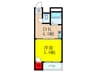 ＫＳハイムⅠ 1DKの間取り