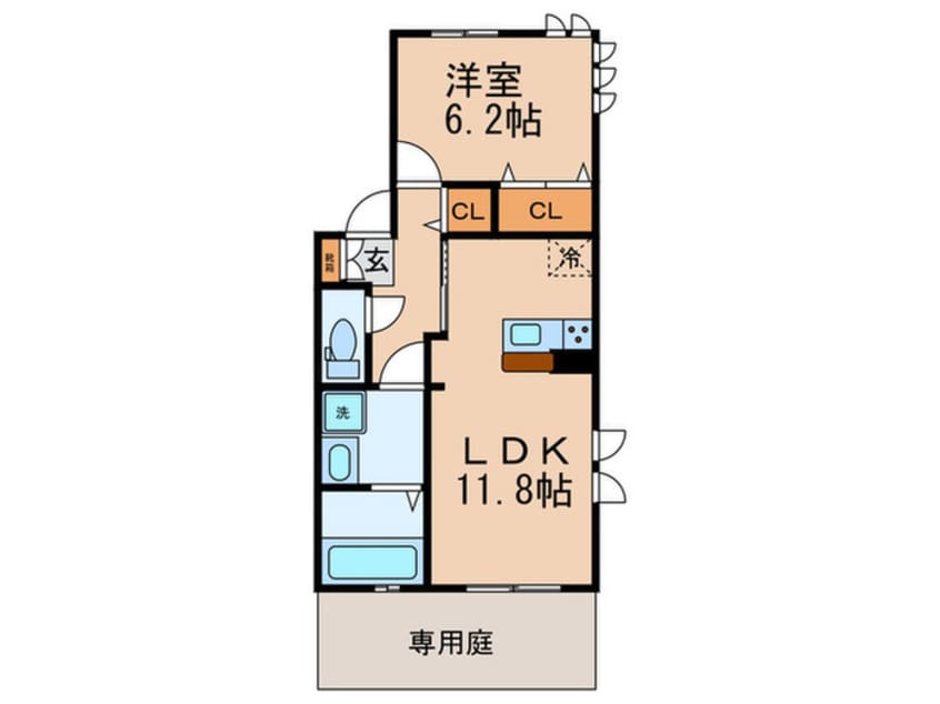 間取図 D-roomFUJI