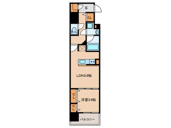 間取図 ア－バネックス同心Ⅱ