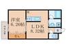 Lana sun you 1LDKの間取り