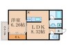 Lana sun you 1LDKの間取り