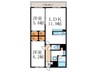 Ｇｒａｎｄ　Ｒｅｓｉｄｅｎｃｅ 2LDKの間取り