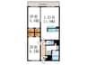 Ｇｒａｎｄ　Ｒｅｓｉｄｅｎｃｅ 2LDKの間取り