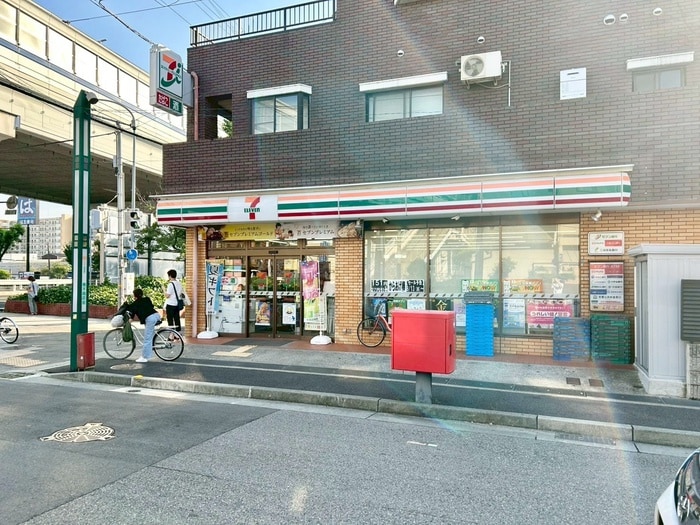 セブンイレブン 阪神青木駅前店(コンビニ)まで140m 東灘スカイハイツ(405)