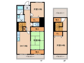 間取図 シャトーアルベール