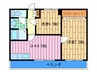 リ－ドプラザ清水 2DKの間取り