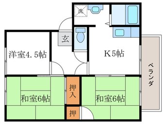 間取図 フレグランス桂　Ｂ棟