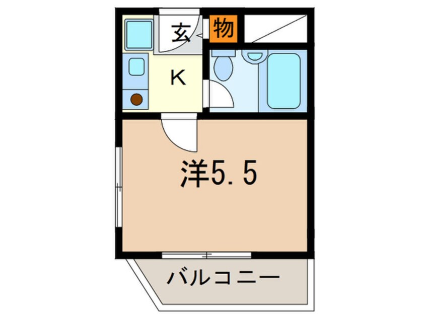 間取図 ベルラヴィ－ネ