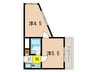 ベルラヴィ－ネ 2Kの間取り
