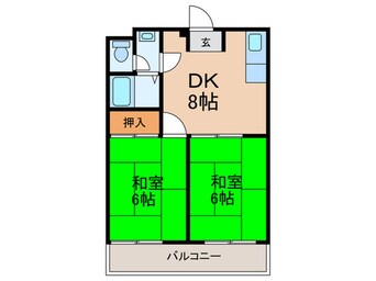 間取図 エスポワ－ル白鷺