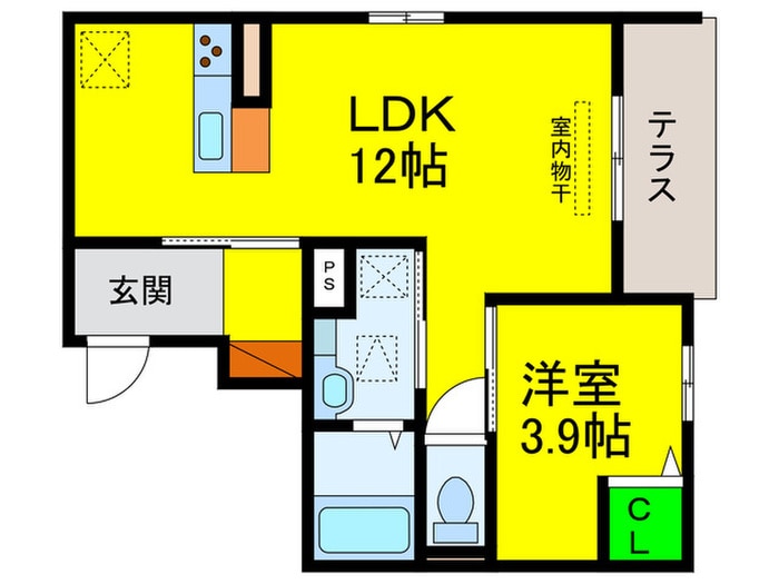 間取り図 ブラン・キューブ