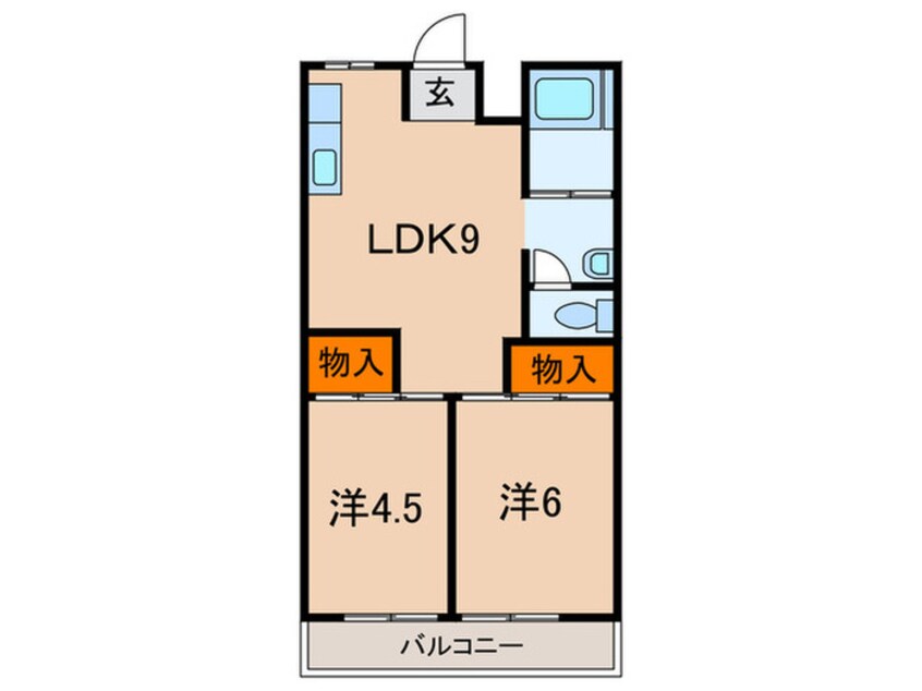 間取図 グリ－ンヒル舞子Ａ棟