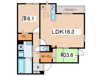 間取図 仮)クラシスト今川４丁目