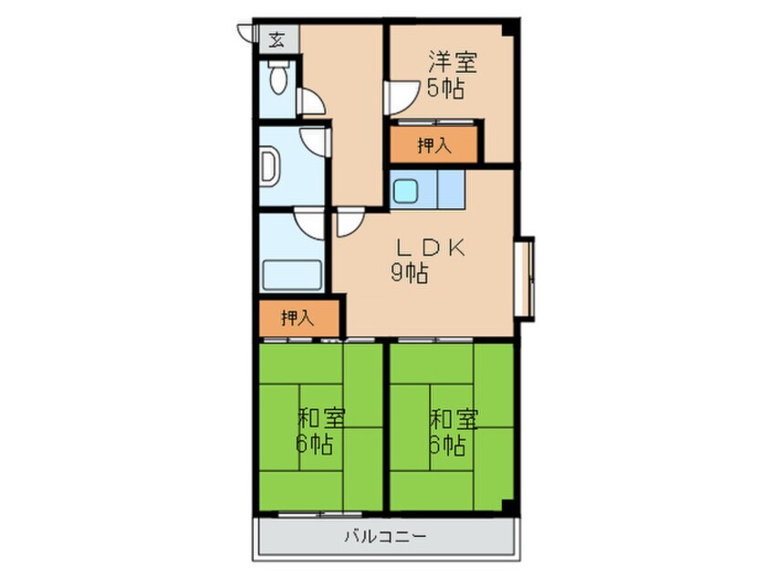 間取図 フェニックス堀川