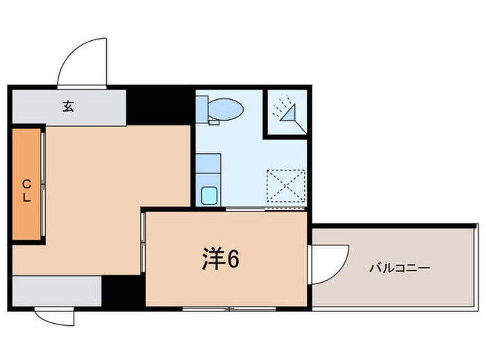 間取り図 ラインビルド芦屋船戸（４０４）
