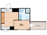 ラインビルド芦屋船戸（４０４） 1Rの間取り