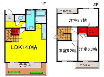 間取図 グランシャリオ