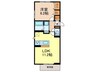 West Garden Court Ⅰ 1LDKの間取り