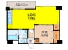 Duke御影 1LDKの間取り